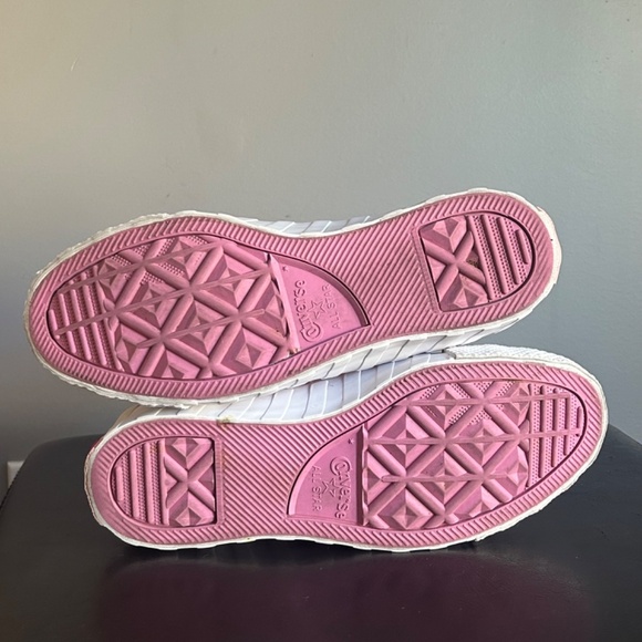 Converse ‘Not a Chuck’ Pink Two Tone High Top Sneakers - Picture 8 of 13